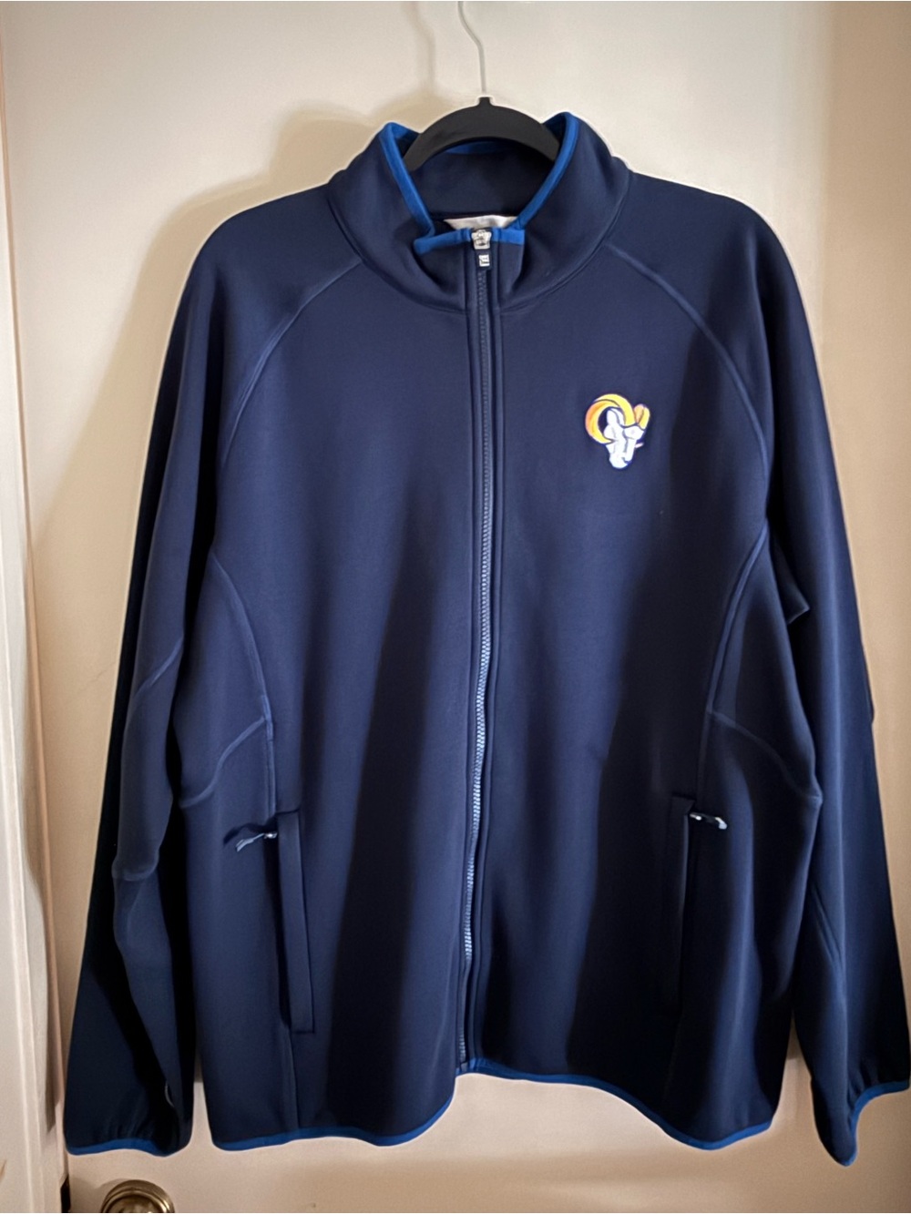 LA Rams/Cutter and Buck Zip Jacket NWOT